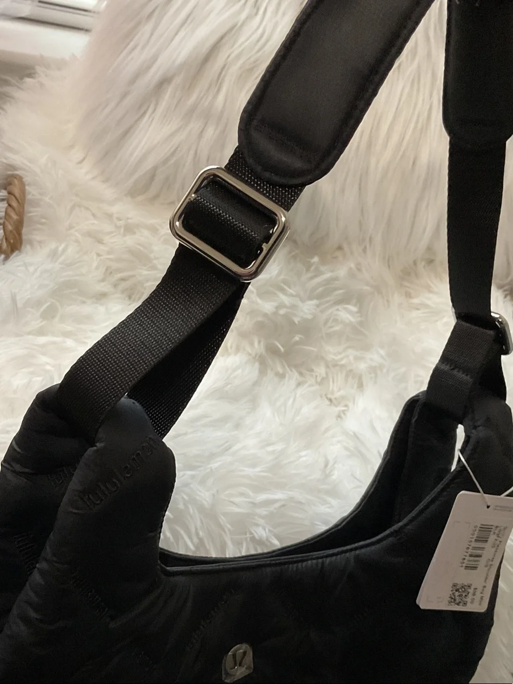 Lululemon Quilty Pleasure Shoulder Bag Mini- Black